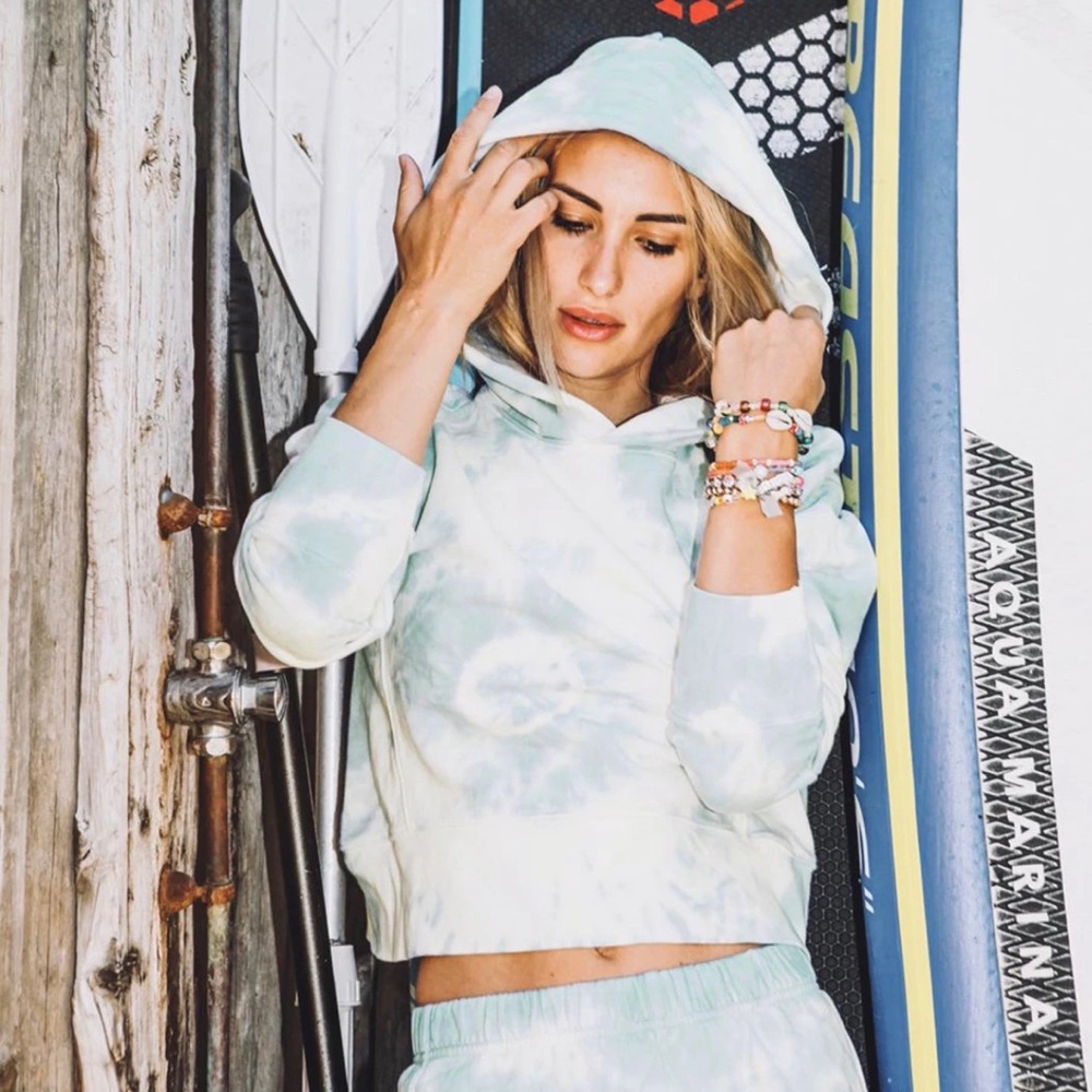 Tie Dye Hoodie in Azure
DANNIJO Small